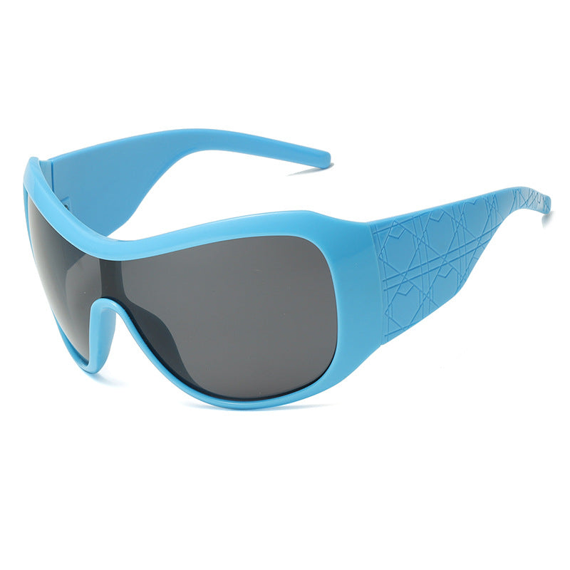 Sportive Herren-Wrap-Around-Sonnenbrille Brehn