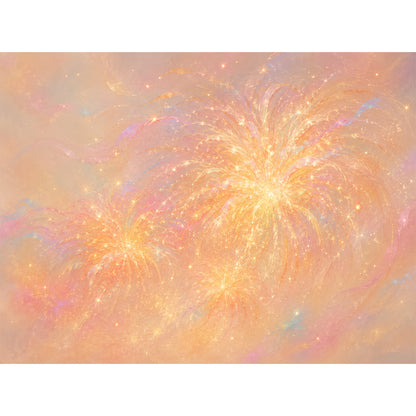 Abstraktes Glitzerndes Leinwandkunstwerk