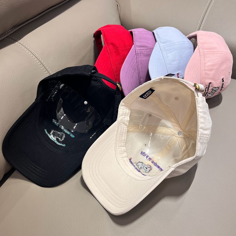 Männer Casual Bestickte Welpen Design Baseballmütze Brehn