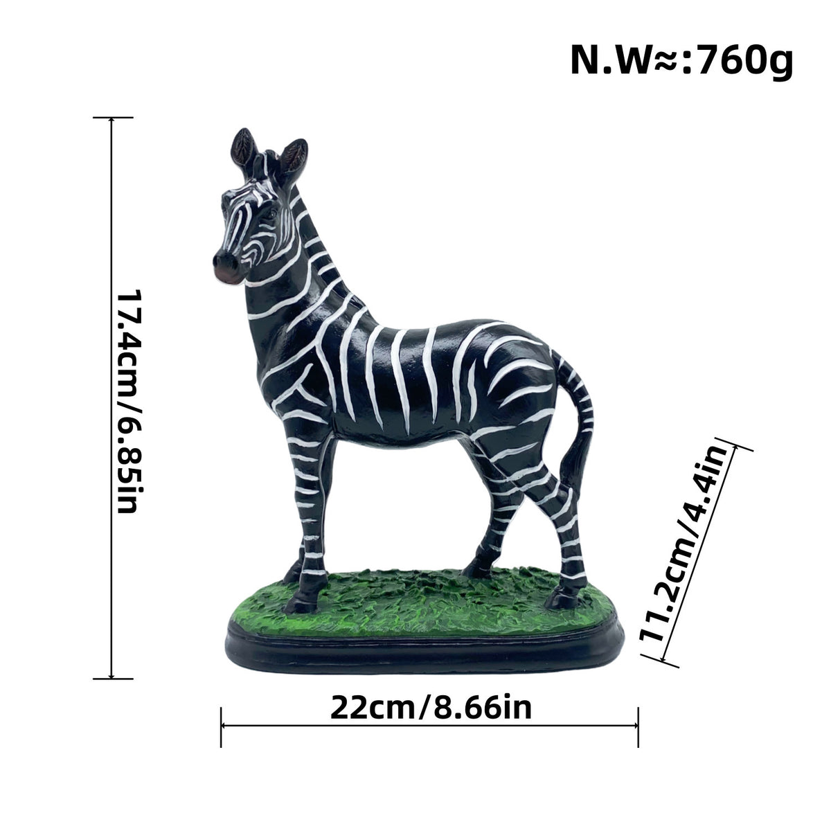 Dekorative Zebrafigur Brehn