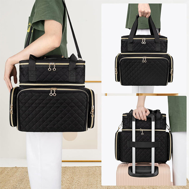 Elegante Quilted Aufbewahrungstasche Brehn