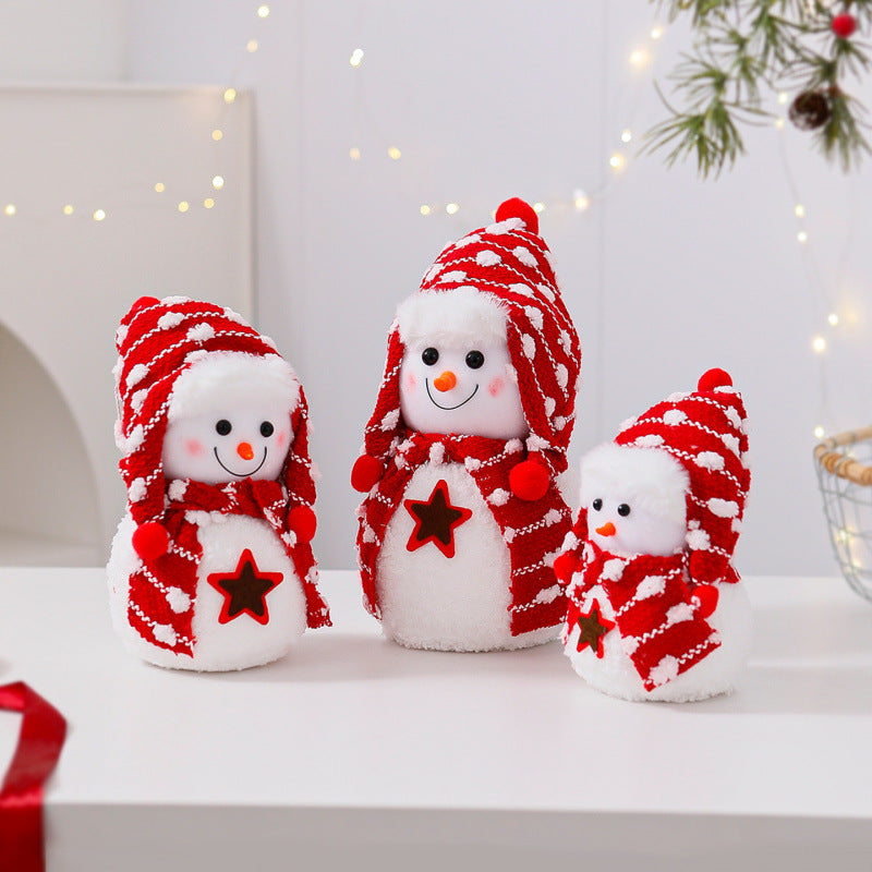Dekorative Schneemann Figur Brehn