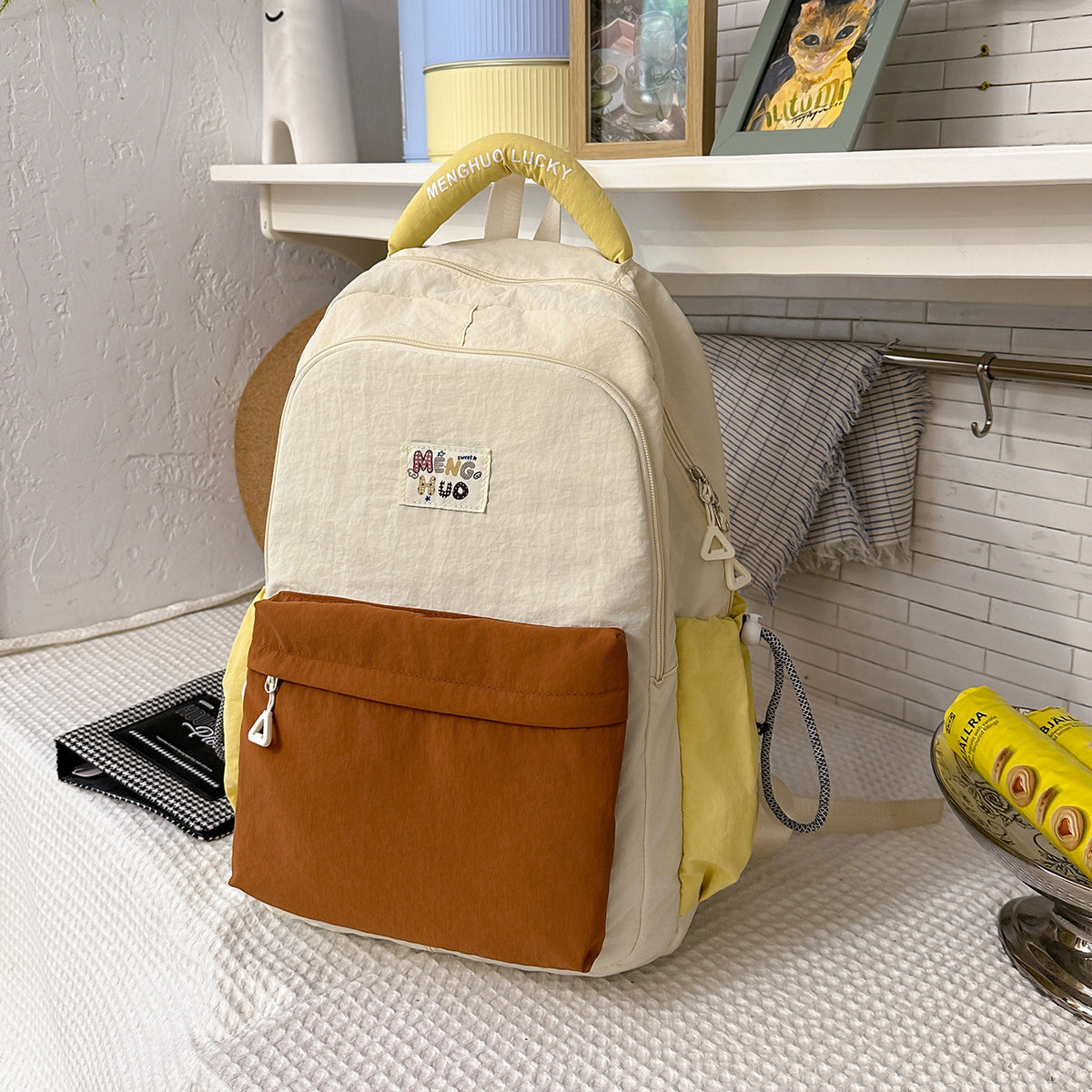 Stylischer multifunktionaler Tagesrucksack Brehn