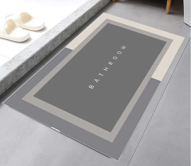 Minimalistische Fußmatte für den Eingang Brehn