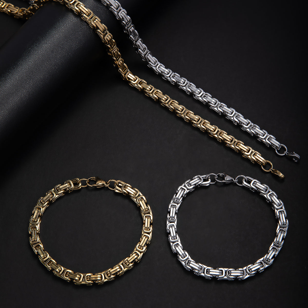 Chunky Link Chain Schmuckset Brehn