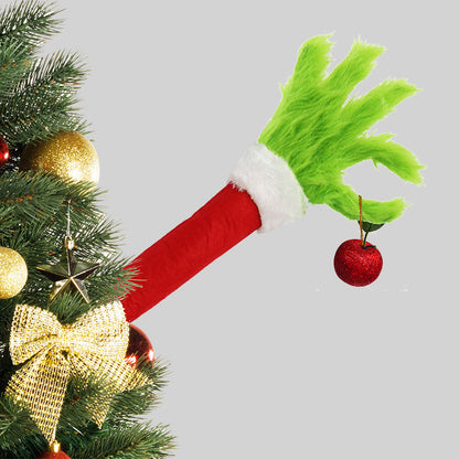 Lustige Weihnachtsmann-Handfigur