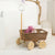 Handgefertigter Woven Storage Cart Brehn