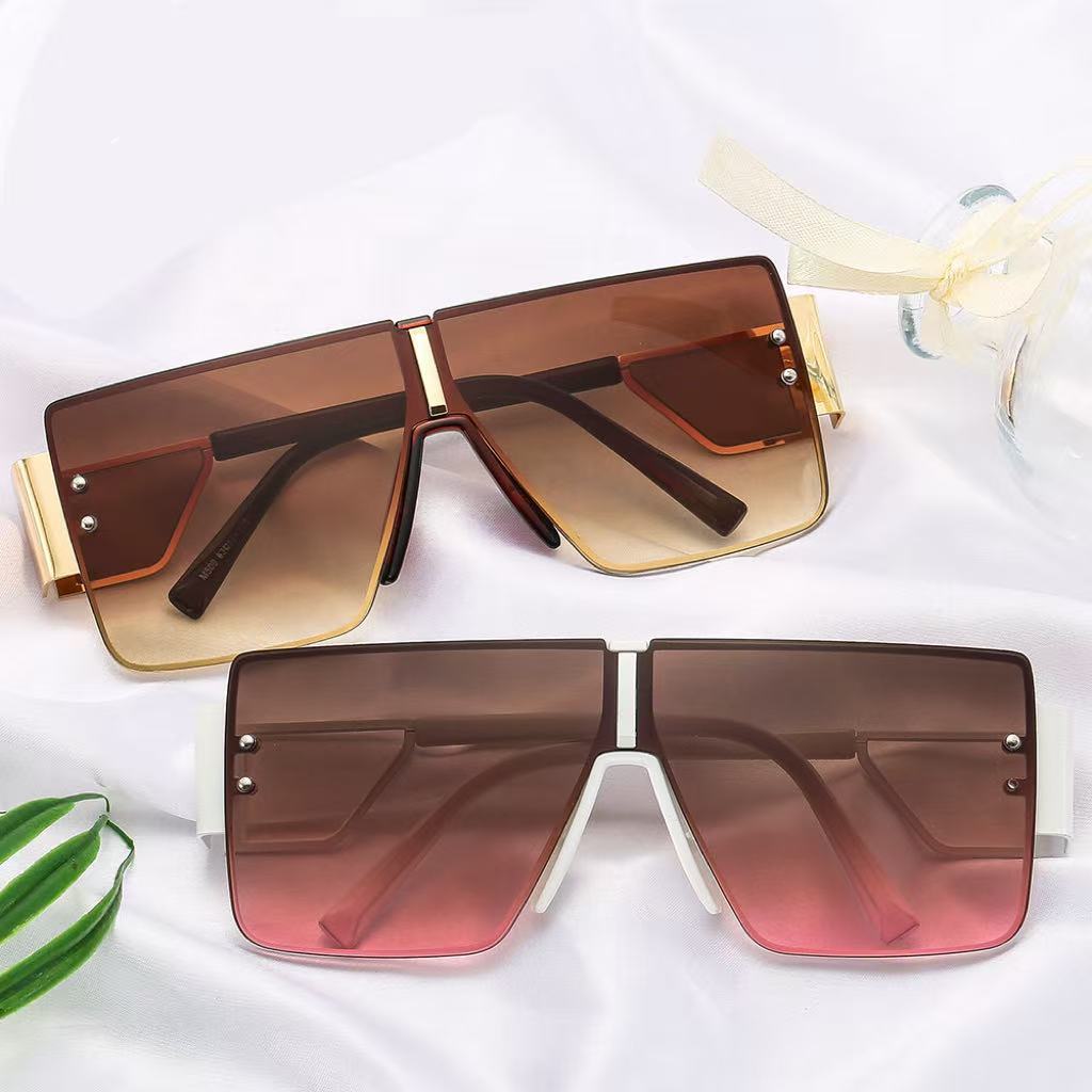 Damen trendige oversized Sonnenbrille mit futuristischem Design Brehn