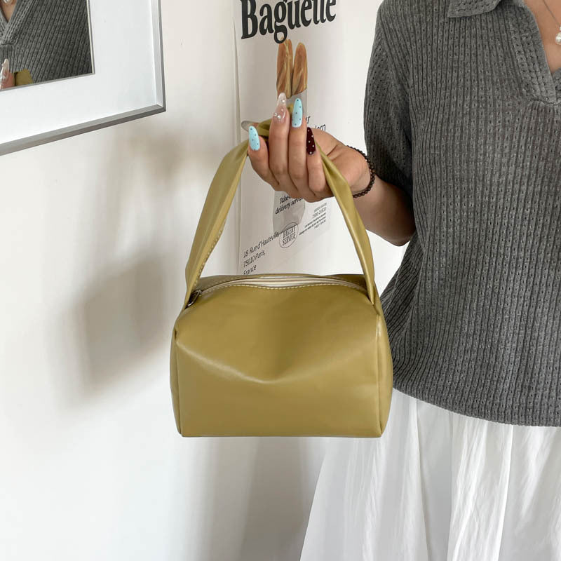 WoVintage-inspirierte strukturierte Handtasche Brehn