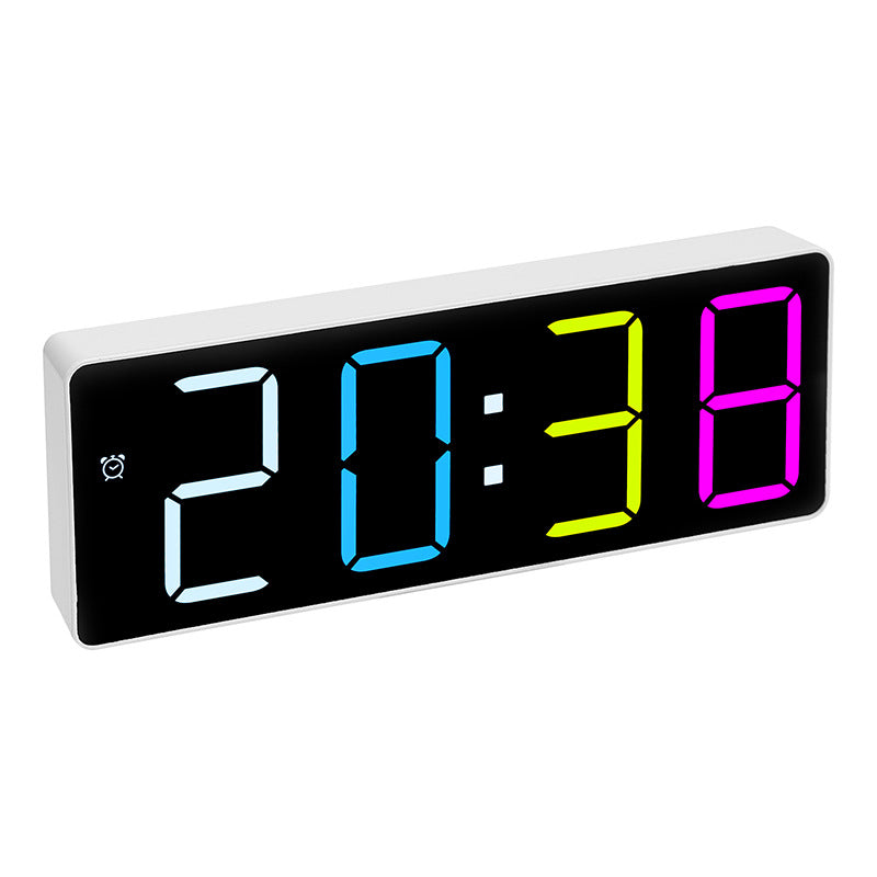 Digitale Wanduhr mit großem LED-Display Brehn