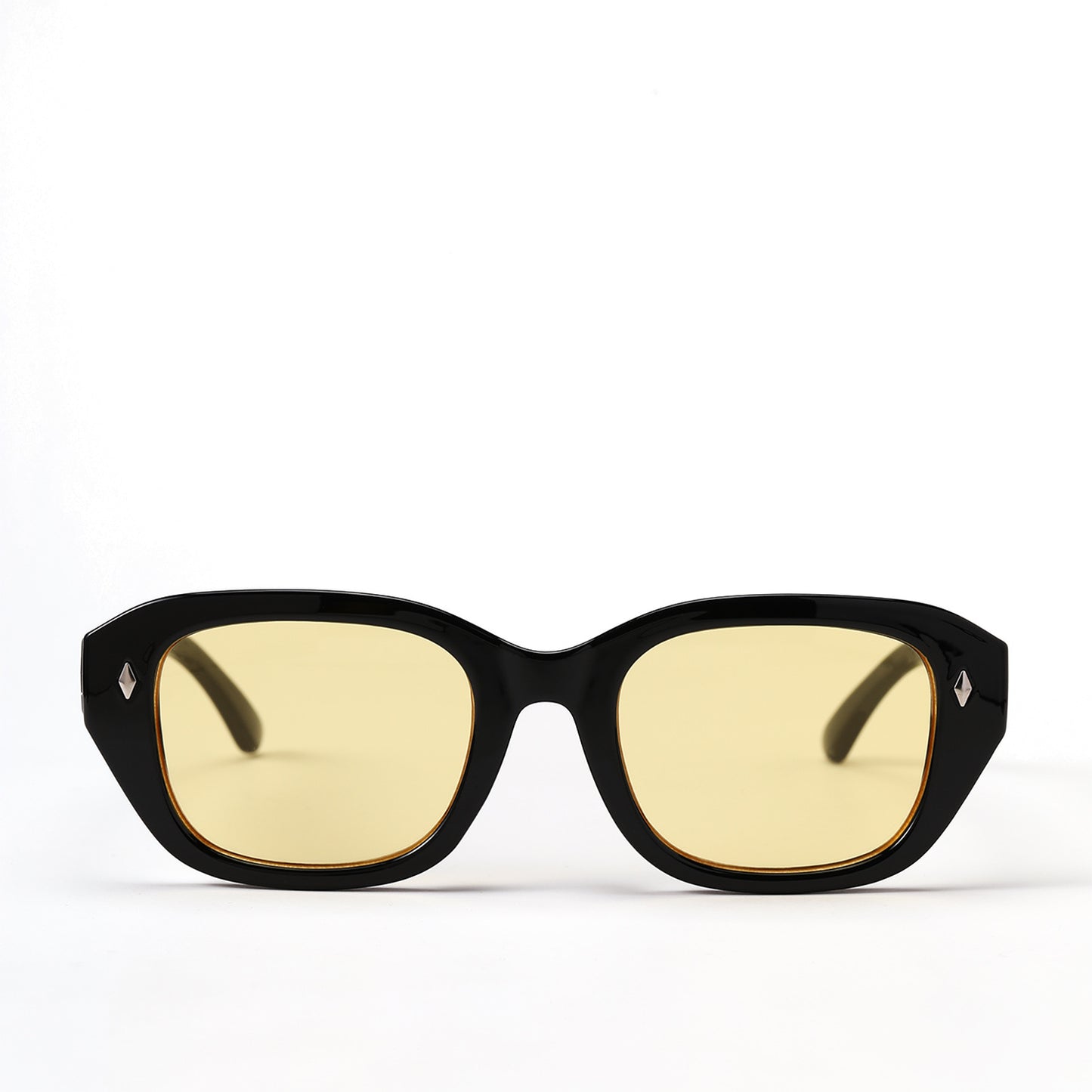 Damen stilvolle quadratische Sonnenbrille mit hochwertigem Schildpatt-Rahmen Brehn