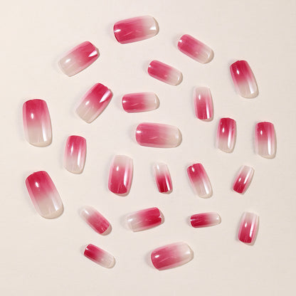Ombre Glänzendes Press-On Nagel Set Brehn