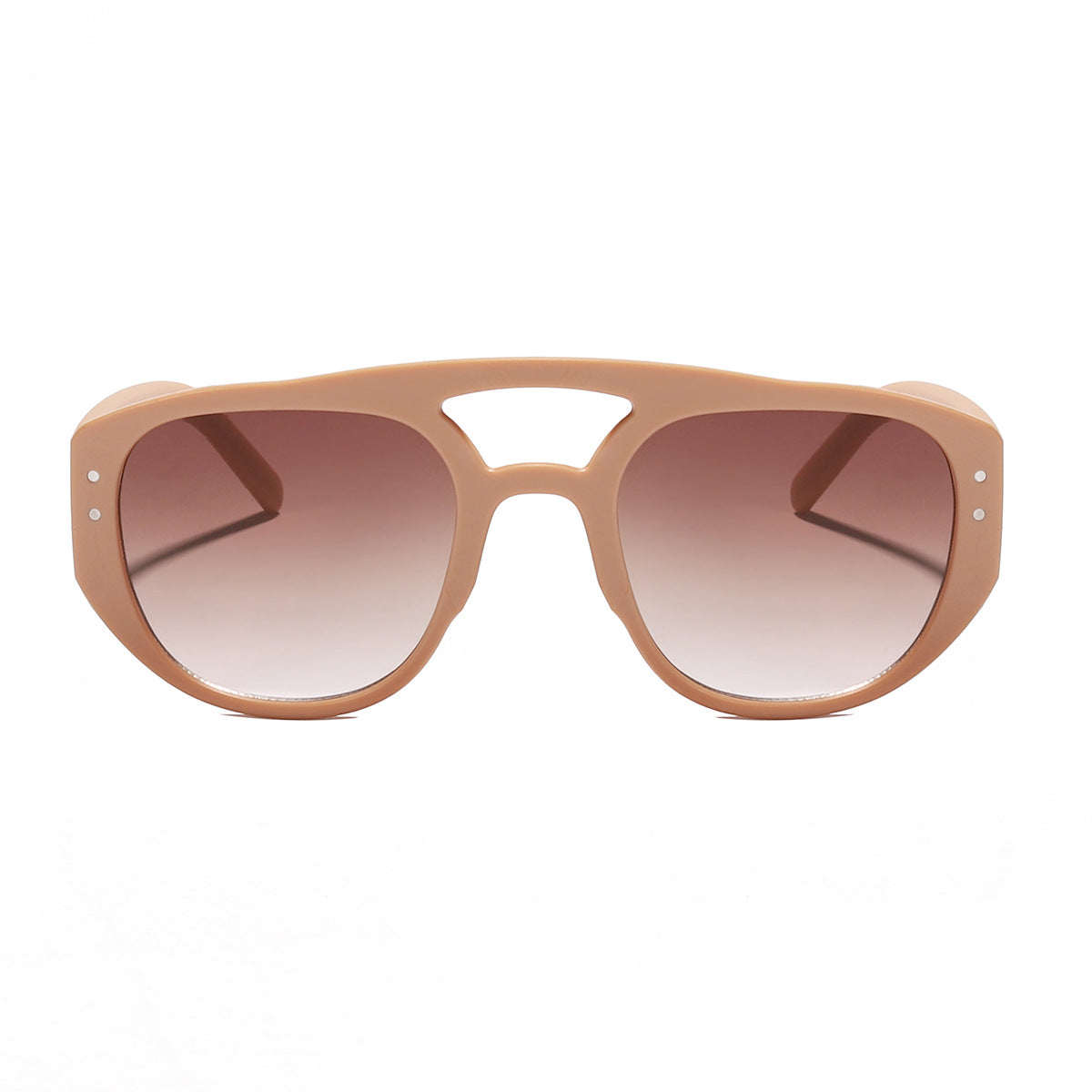 Damen oversized Sonnenbrille mit modernem, strukturiertem Rahmen Brehn