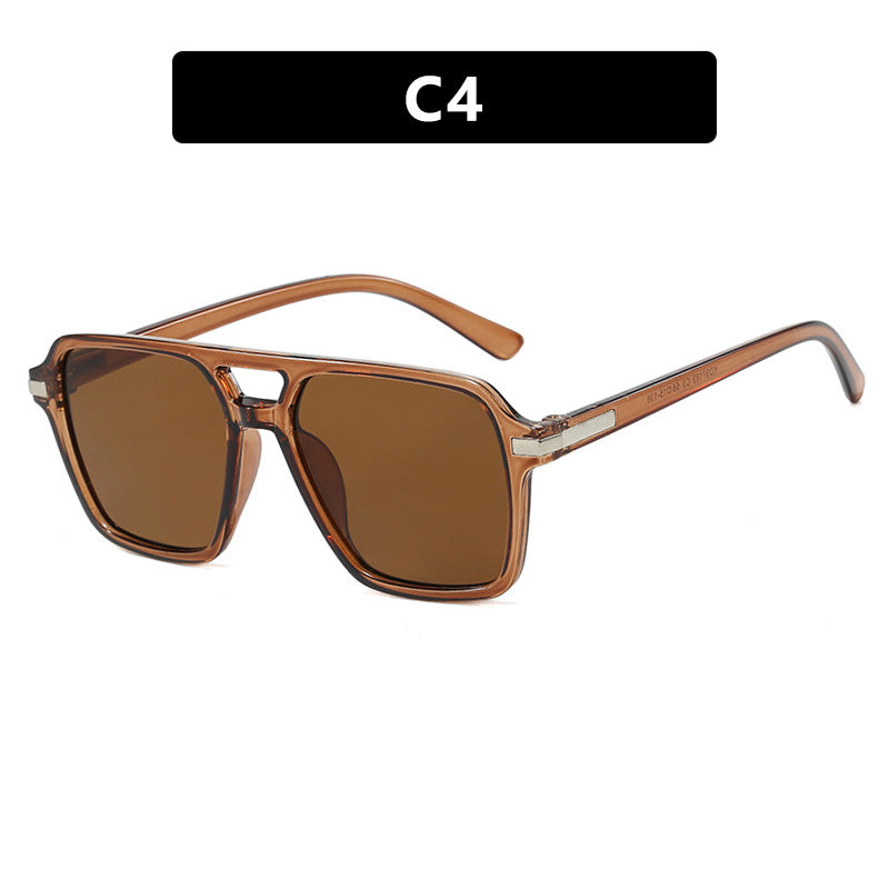 Damen modische rechteckige Sonnenbrille mit stylishem Design und UV-Schutz Brehn