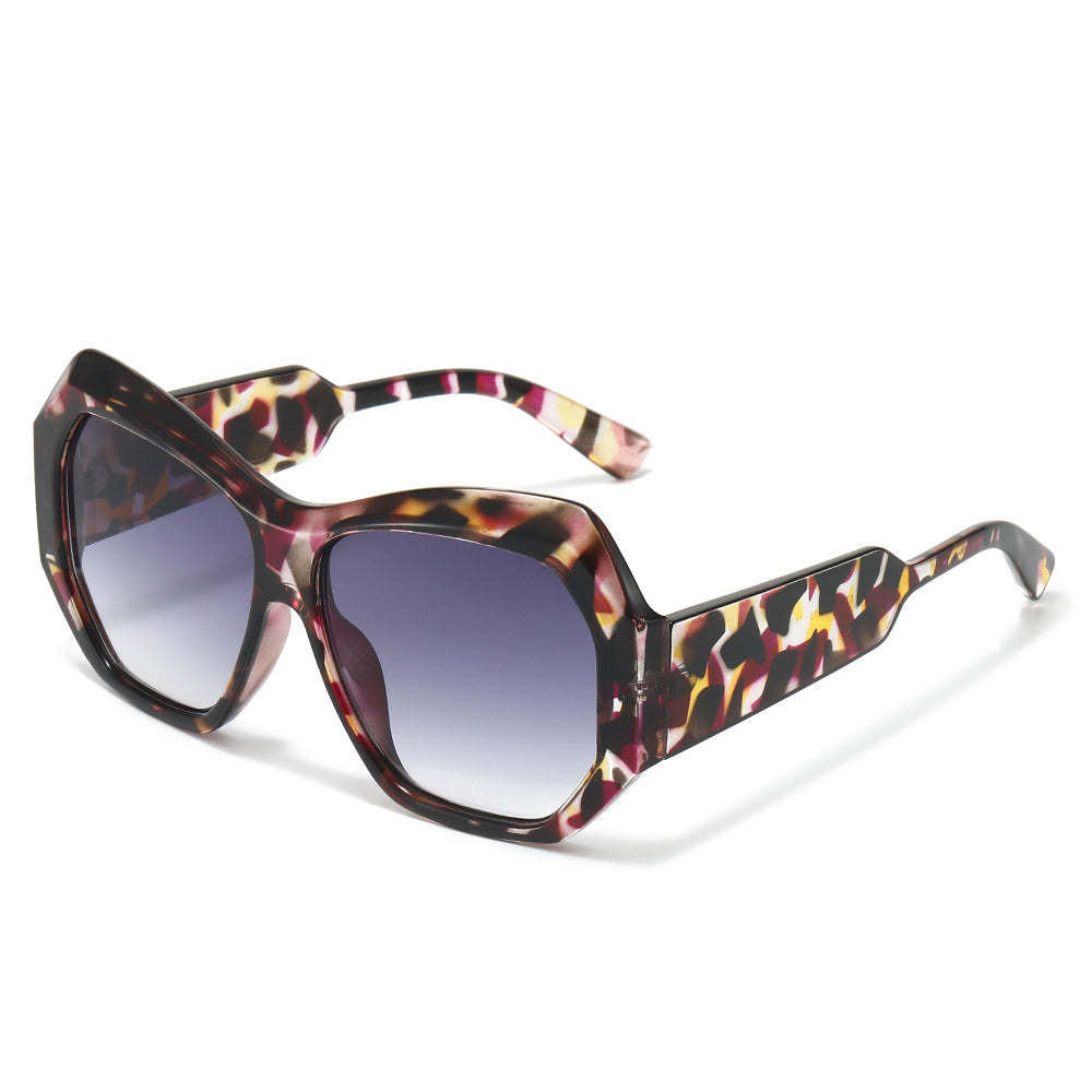 Statement Sechseckige Rahmen Sonnenbrille Brehn