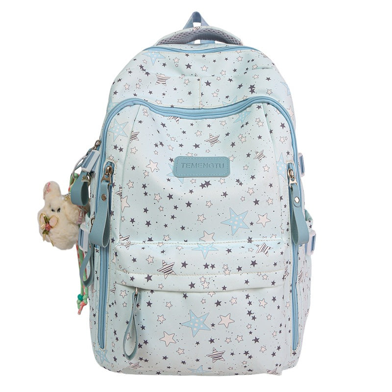 Multi-Compartt Stern-Printed Rucksack Brehn