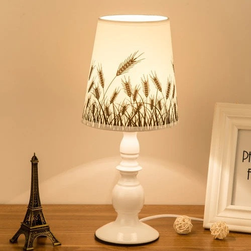 Dekorative florale Schirm Tischlampe