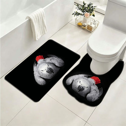 Panda-Themen Plüsch WC-Matten-Set