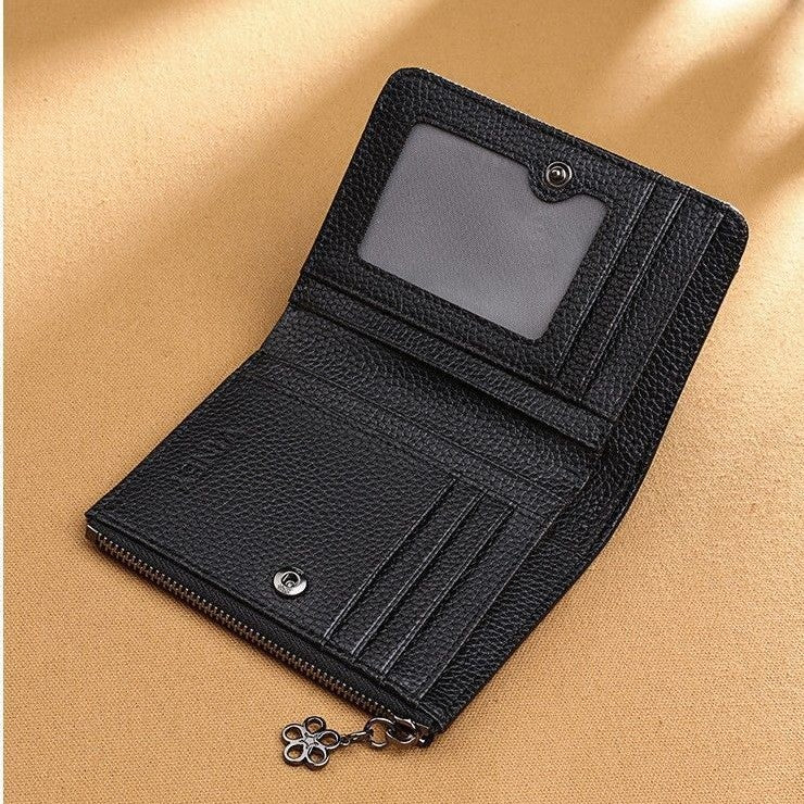 Elegante kompakte Reißverschluss um Wallet Brehn