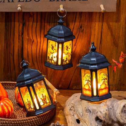 Gruselige Halloween Deko-Laterne