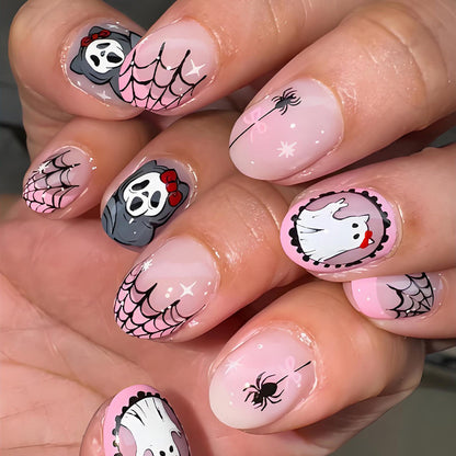 Kreatives Kunstnagelset mit Halloween Motiven Brehn