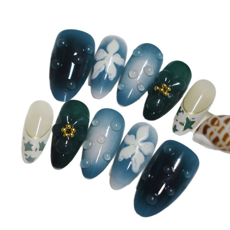 Künstlerisches Cartoon-Themen Press-On Nagelkunst Set Brehn
