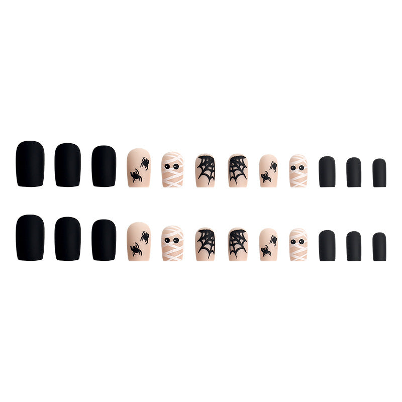 Kunstnagelset mit einzigartigen Mustern Brehn