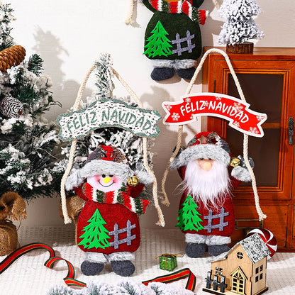 Deckendekoration mit Weihnachtsmann-Motiv Brehn