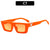 Retro-inspirierte rechteckige Sonnenbrille
