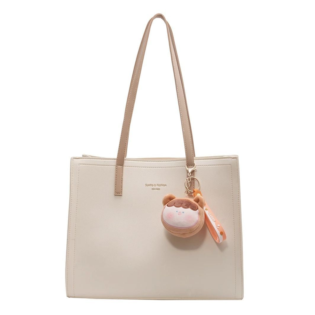 Minimalistische Leder Tragetasche Brehn