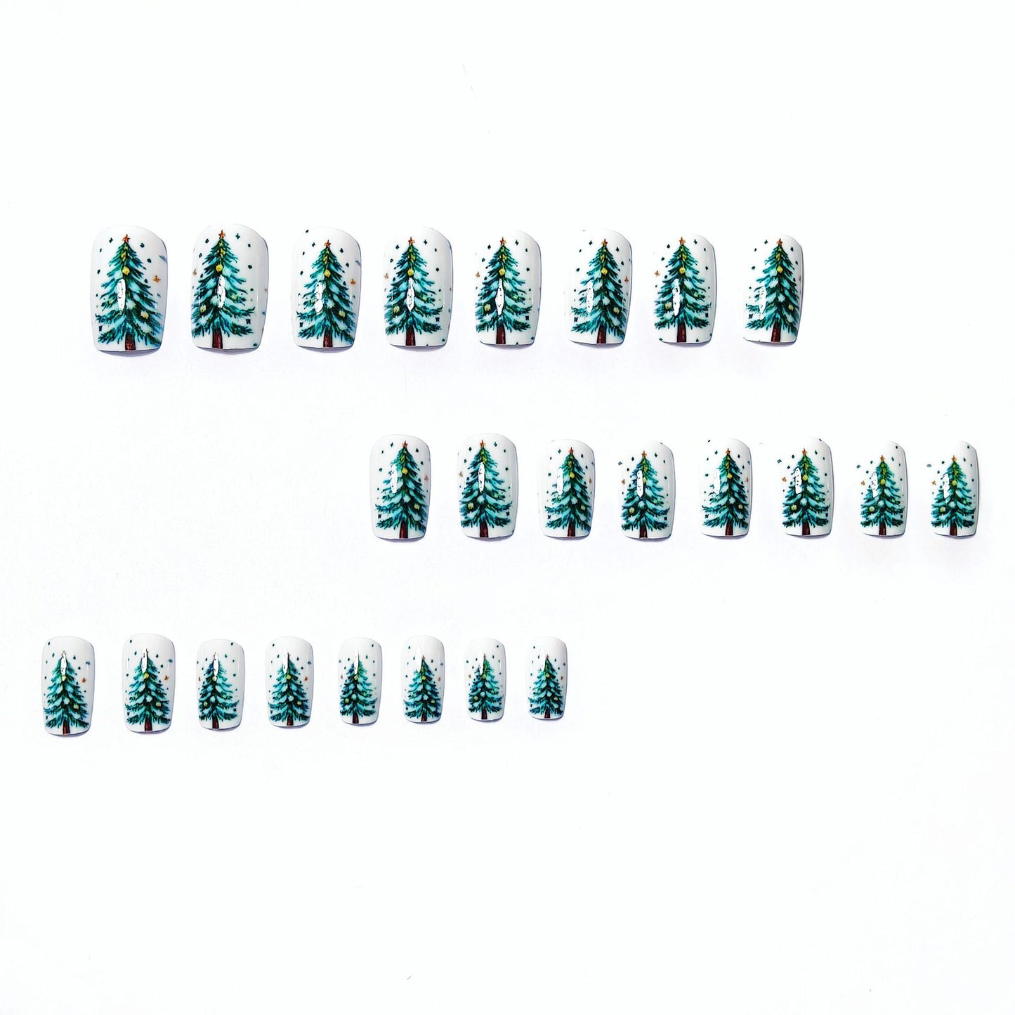 Kunstnägel Im Festlichen Winterwald-Design Brehn