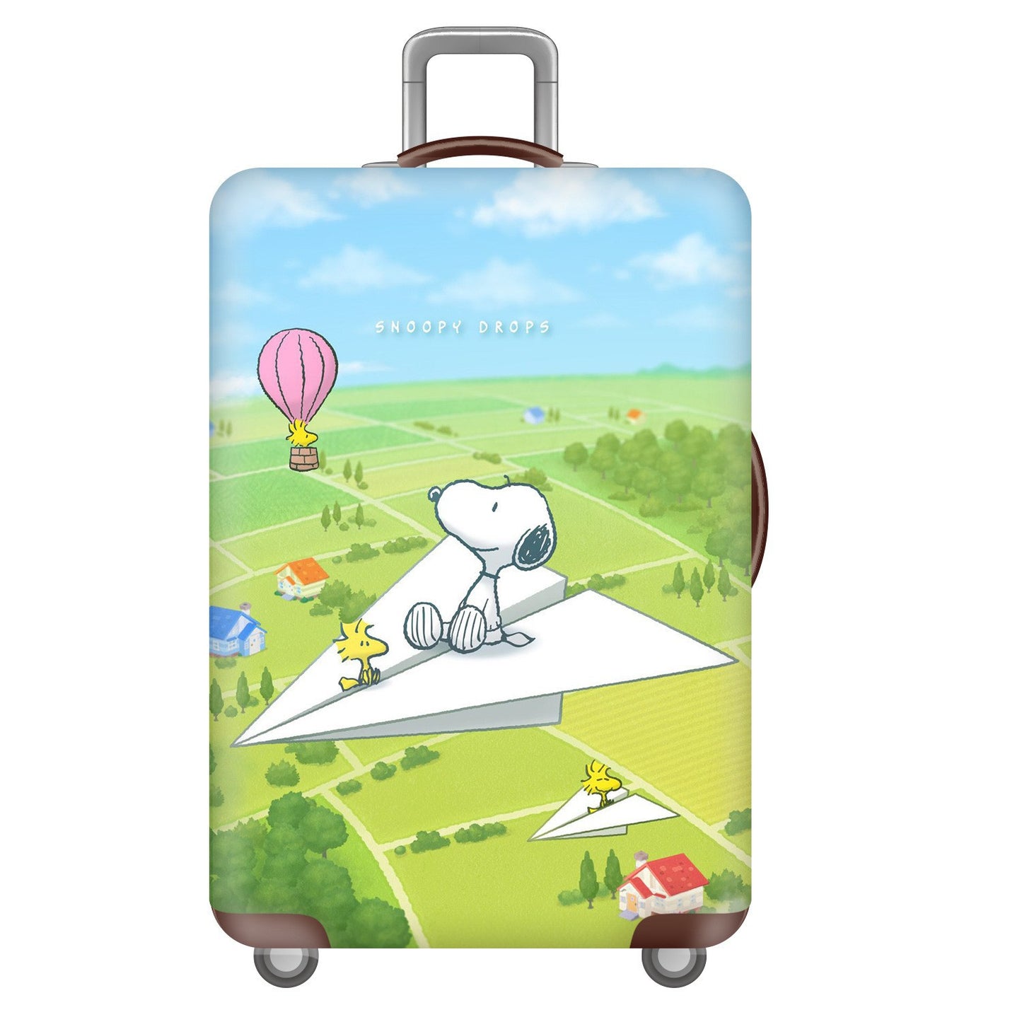 Unisex Hartschalenreisekoffer mit verspieltem Snoopy-Motiv Brehn