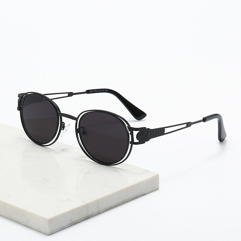 Damen Sonnenbrille mit modischem Metallrahmen und komfortablen Nasenpads Brehn