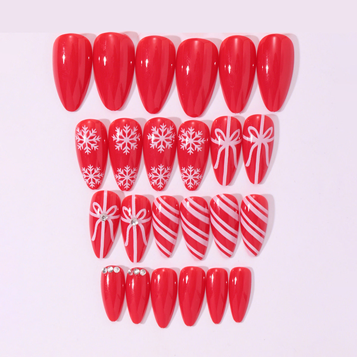 Kreatives Nagelkunstset mit Weihnachtsmotiven Brehn
