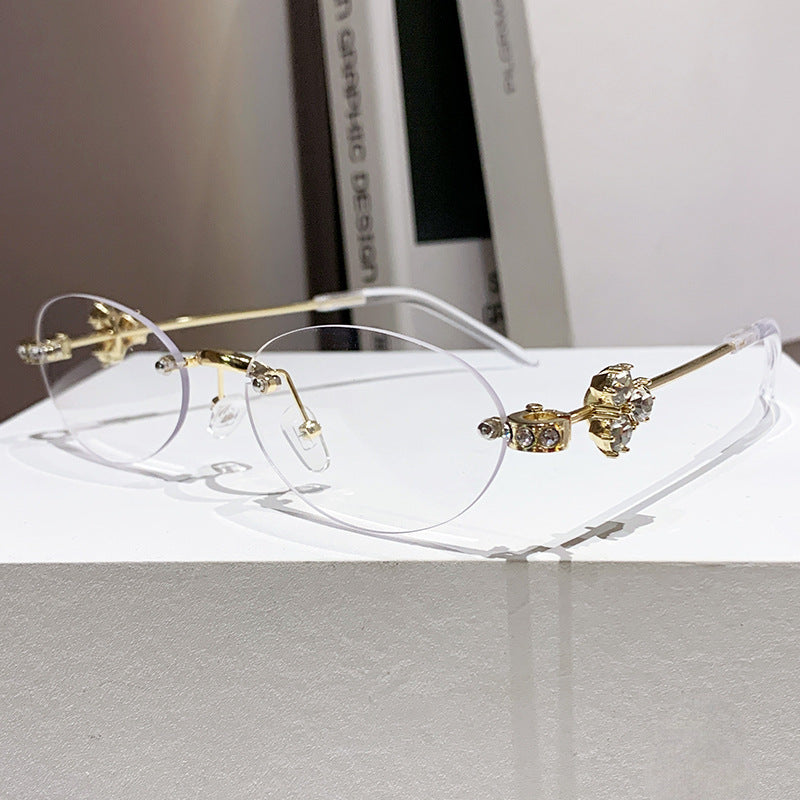 Damen elegante Sonnenbrille mit geometrischem Rahmen Brehn