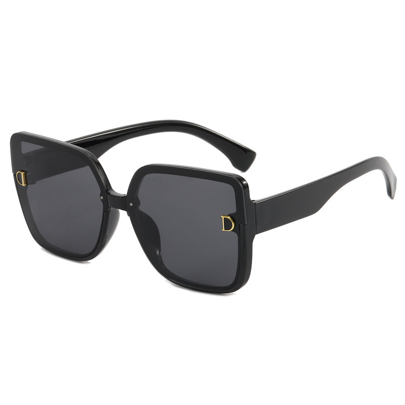 Damen modische quadratische Sonnenbrille im minimalistischen Design Brehn
