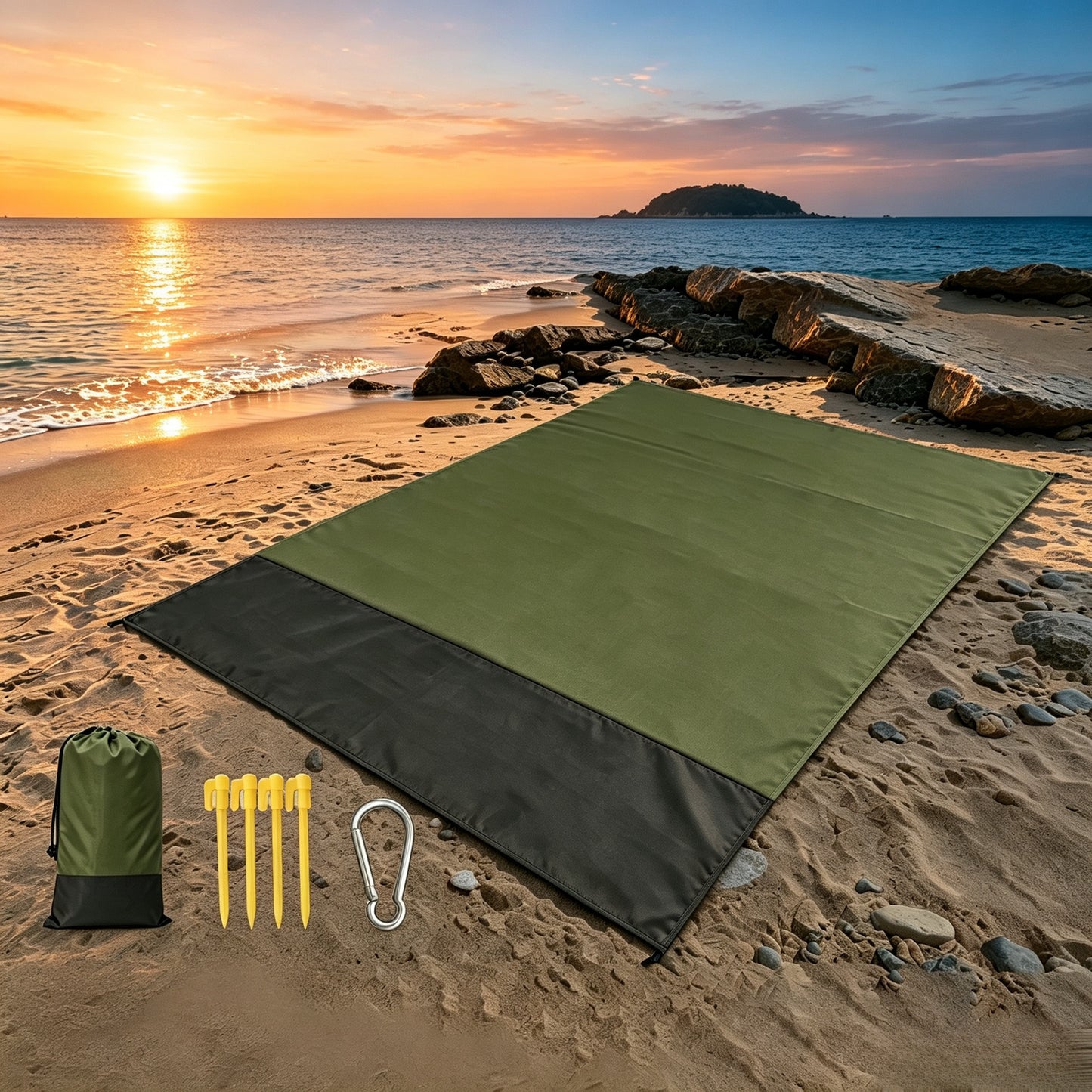WoPortable Stranddecke Brehn