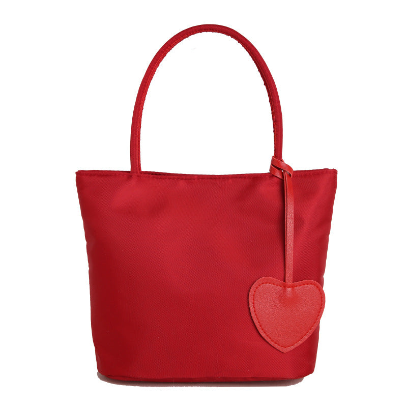 WoStylish Herz-geschmückte Alltags-Tote-Tasche Brehn
