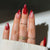 Glamouröse Glitzer-Stiletto Press-On Nägel Brehn