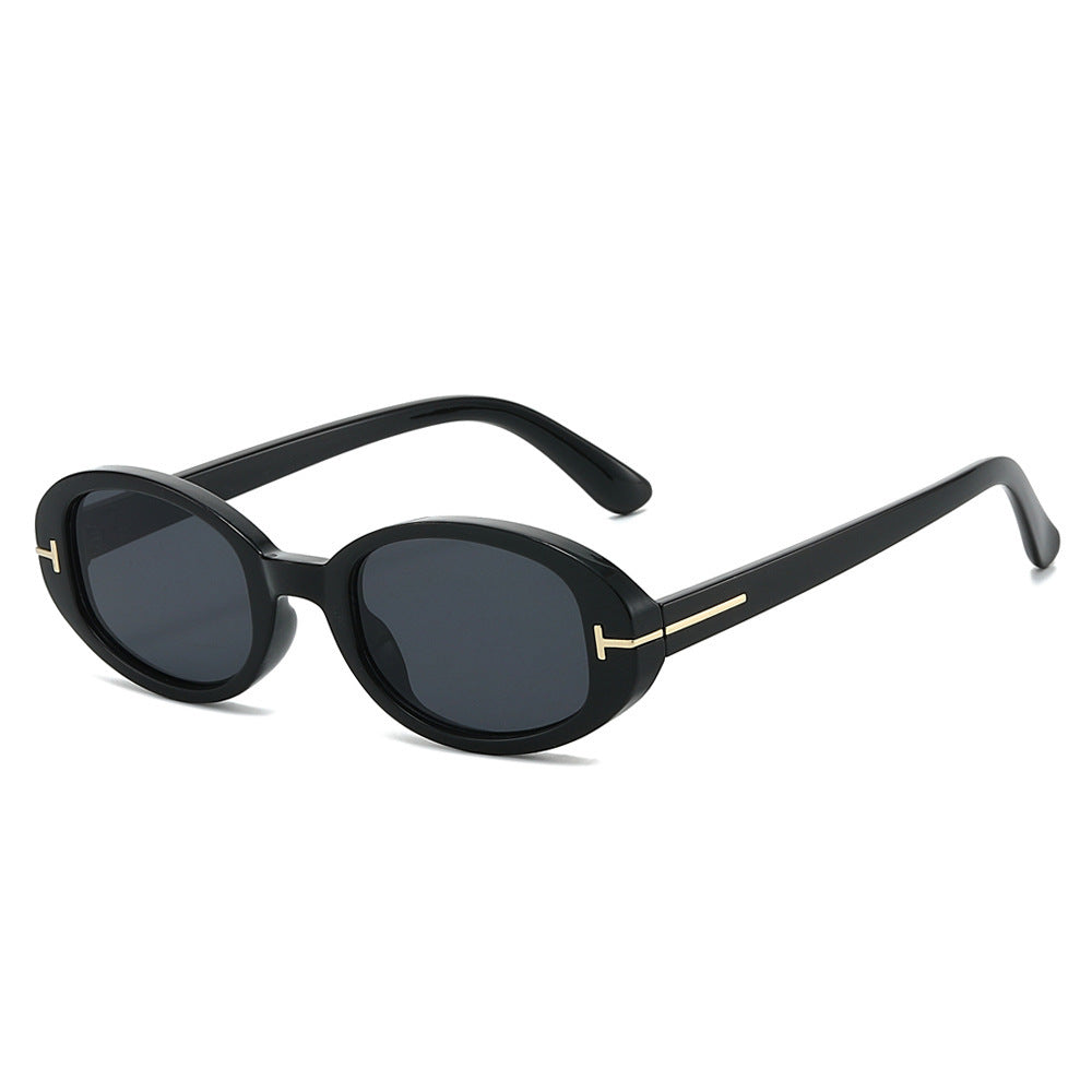 Elegante Übergroße Oval Sonnenbrille Brehn