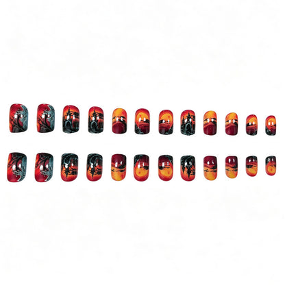 Künstlerische Halloween-Themen-Nagelkunst-Verstärkungen Brehn 1789915591