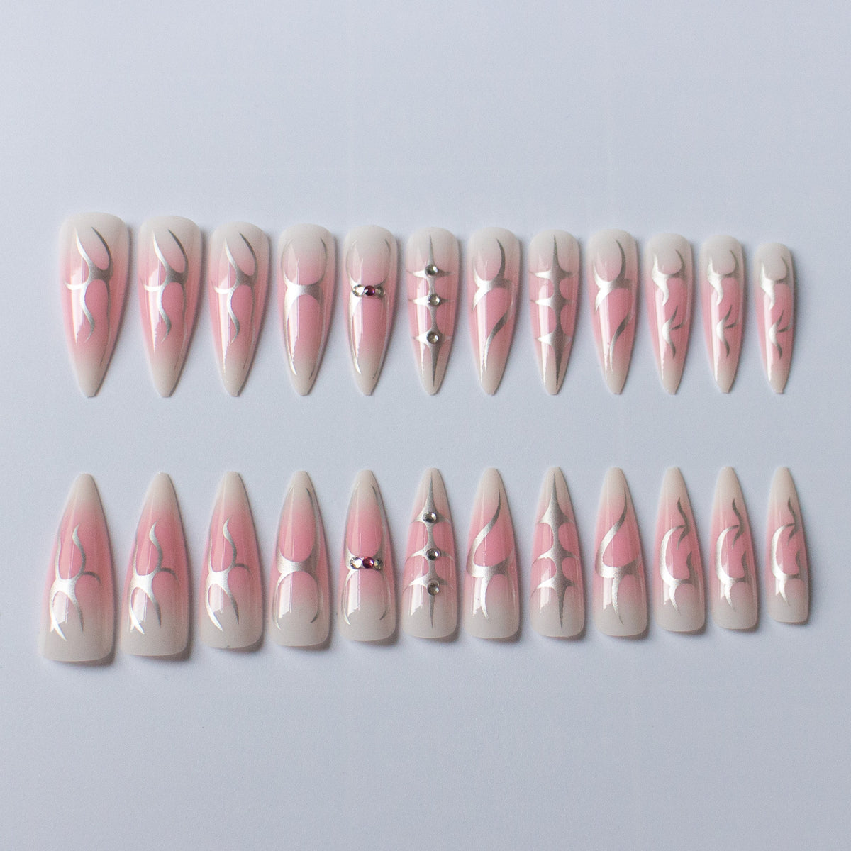 Künstlerisches Stiletto Nail Art Design Kit
