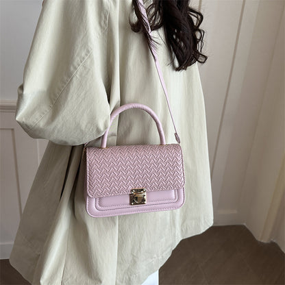Gewebte Leder Handtasche