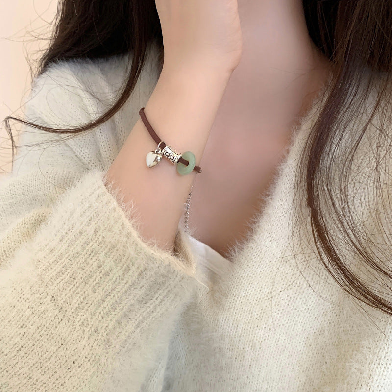Herzen Charm verstellbares Armband Brehn