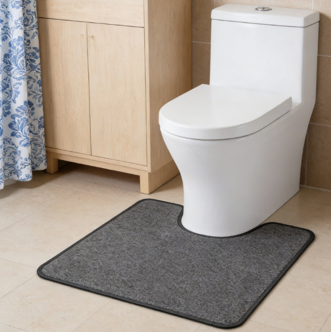Weiche Saugnapf-Toilettenteppich Brehn