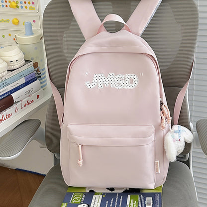 Trendy lässiger Tagesrucksack mit süßem Charakterakzent Brehn