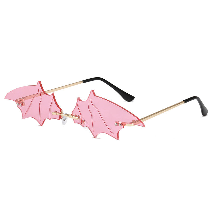 Damen Design-Sonnenbrille im außergewöhnlichen Fledermaus-Stil Brehn
