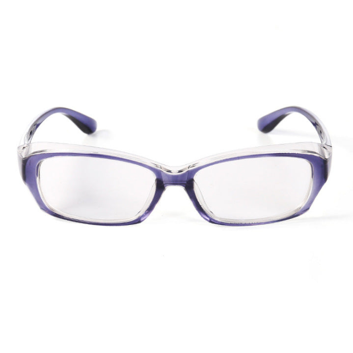 Damen modische rechteckige Brille mit robustem Rahmen Brehn
