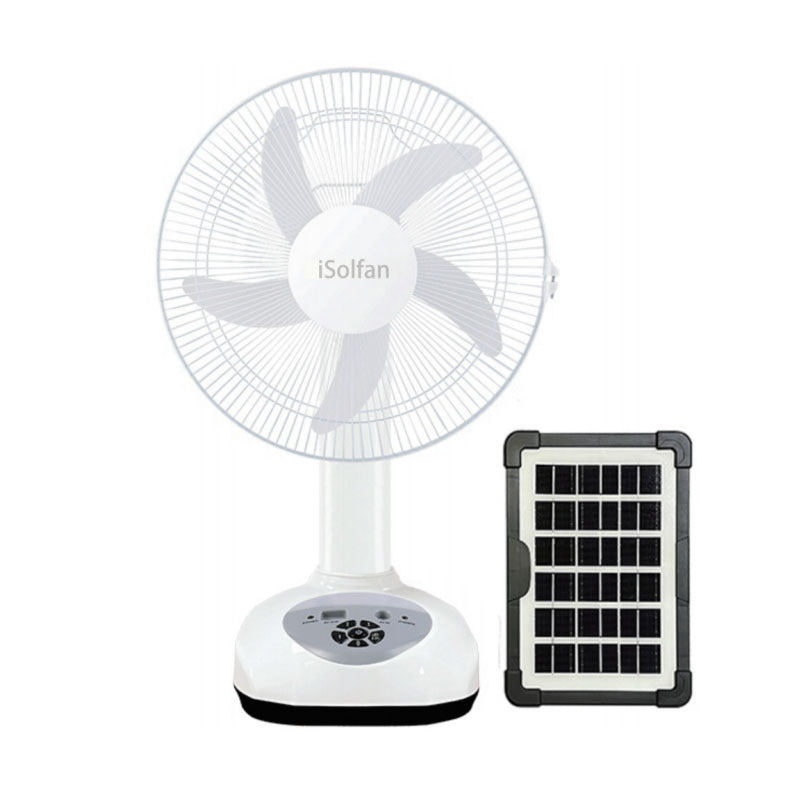Damen Solarbetriebener Standventilator mit intelligentem Steuerungssystem Brehn