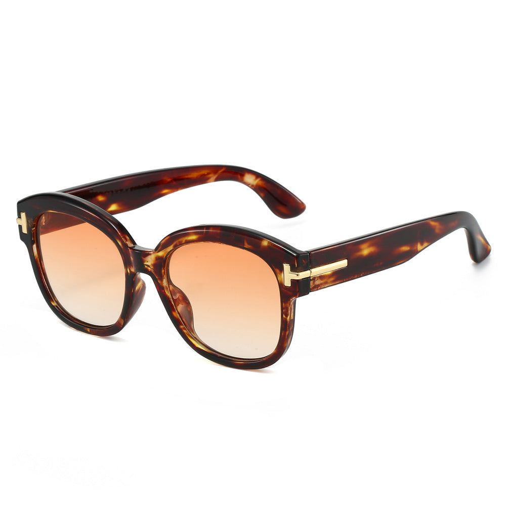 Chic Übergroße Rahmen Sonnenbrille Brehn